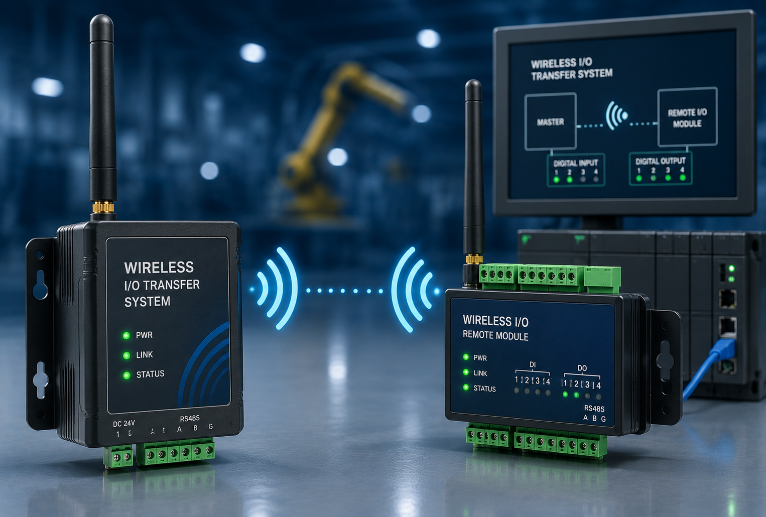 Wireless I/O Transfer System